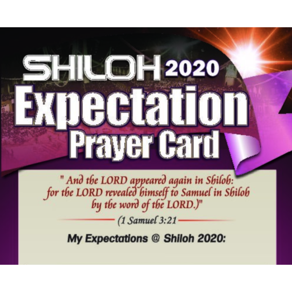 Shiloh Expectation Card
